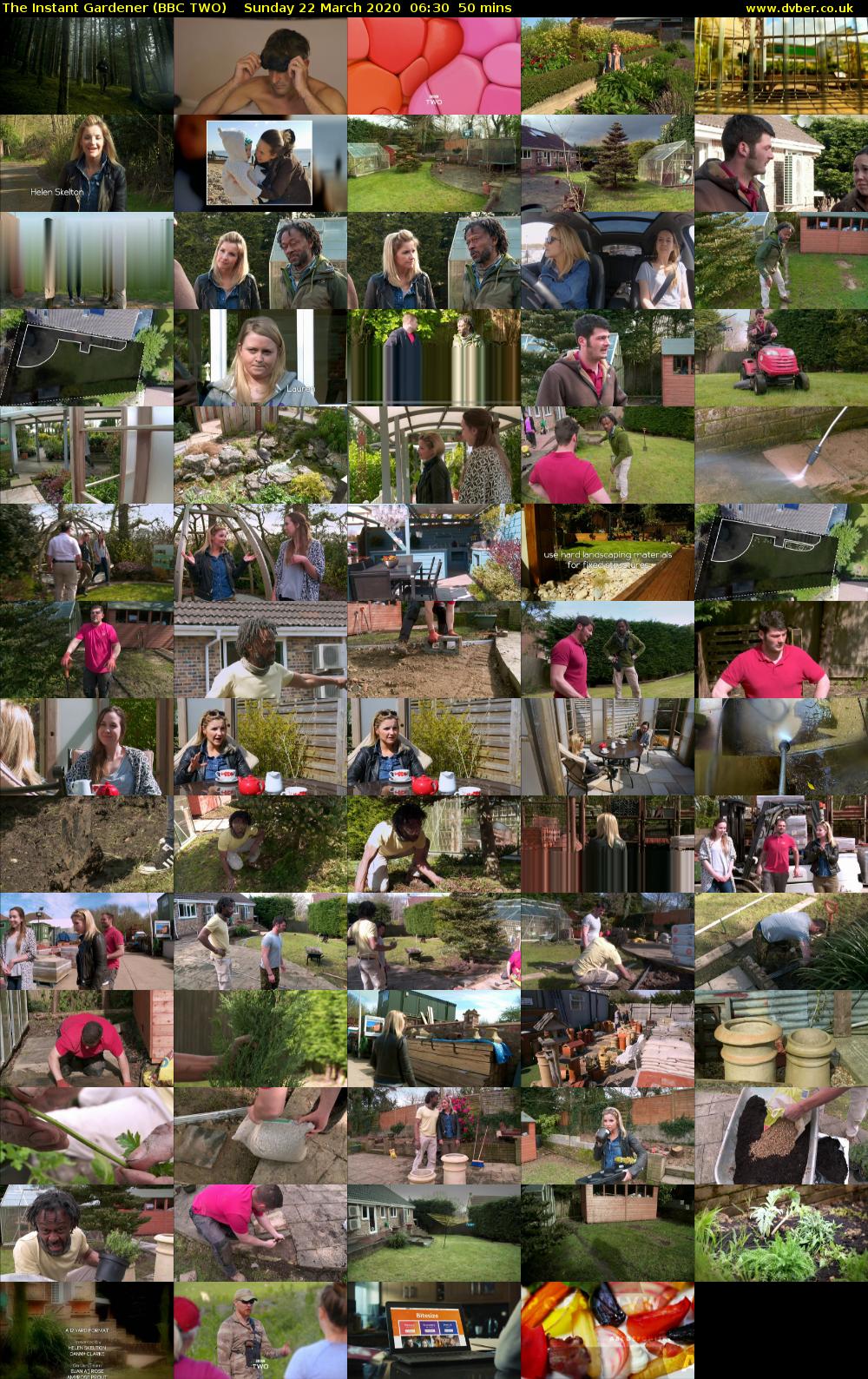 The Instant Gardener (BBC TWO) Sunday 22 March 2020 06:30 - 07:20