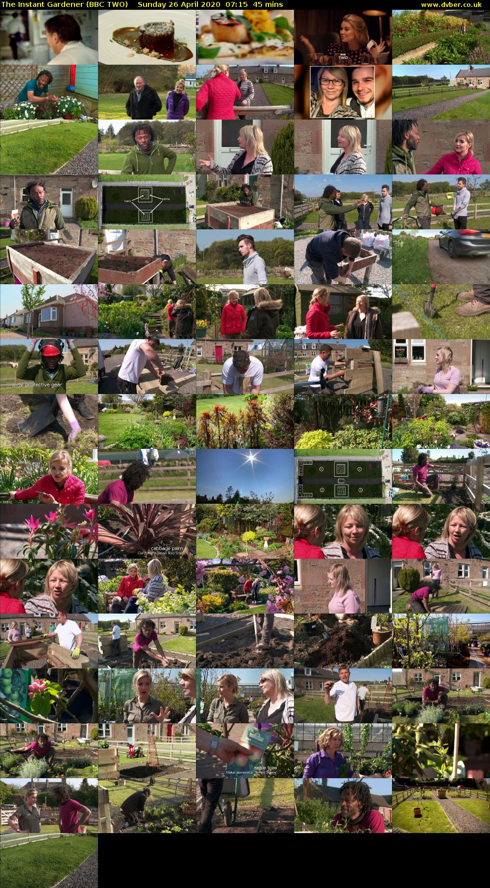 The Instant Gardener (BBC TWO) Sunday 26 April 2020 07:15 - 08:00