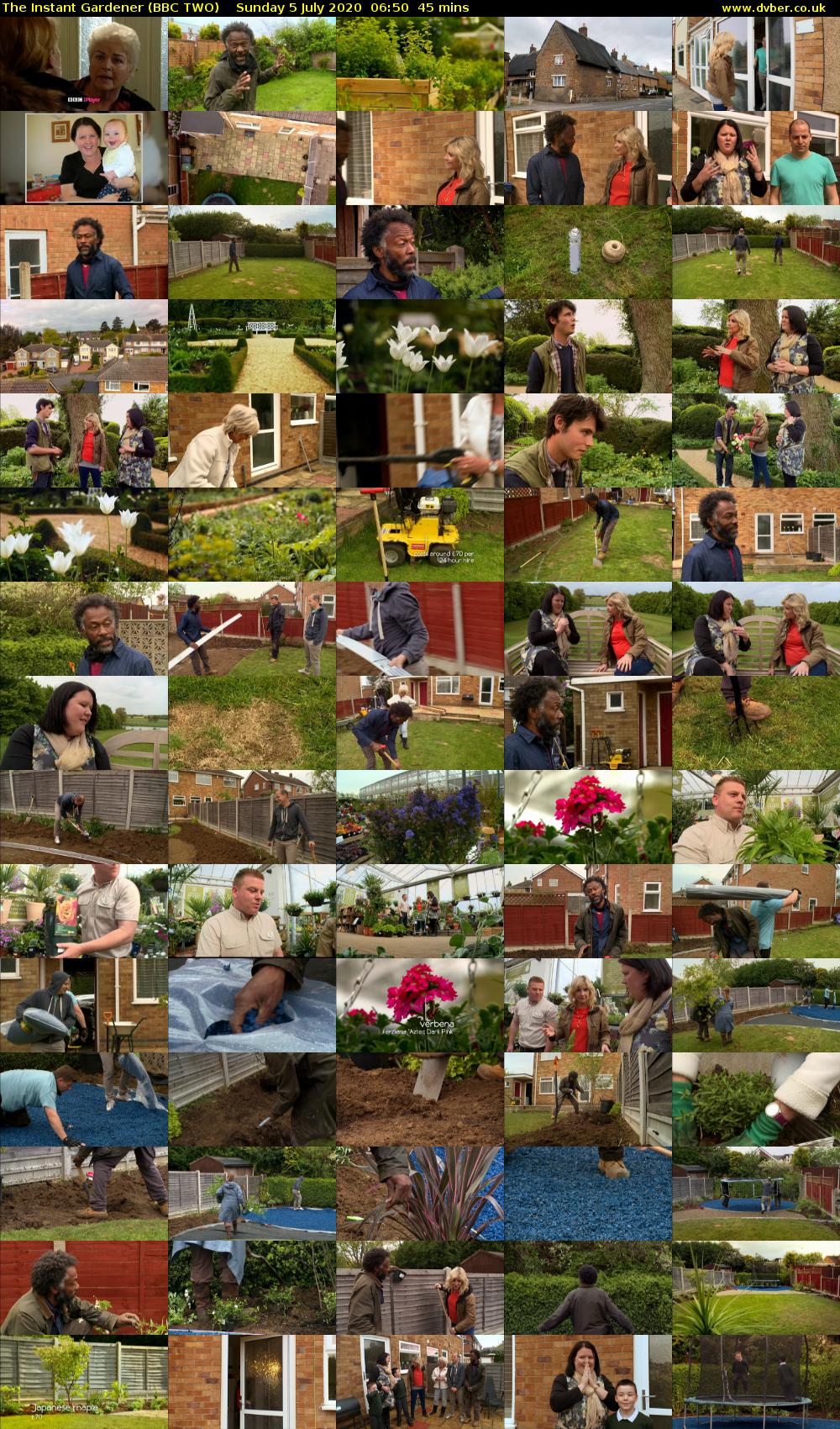 The Instant Gardener (BBC TWO) Sunday 5 July 2020 06:50 - 07:35
