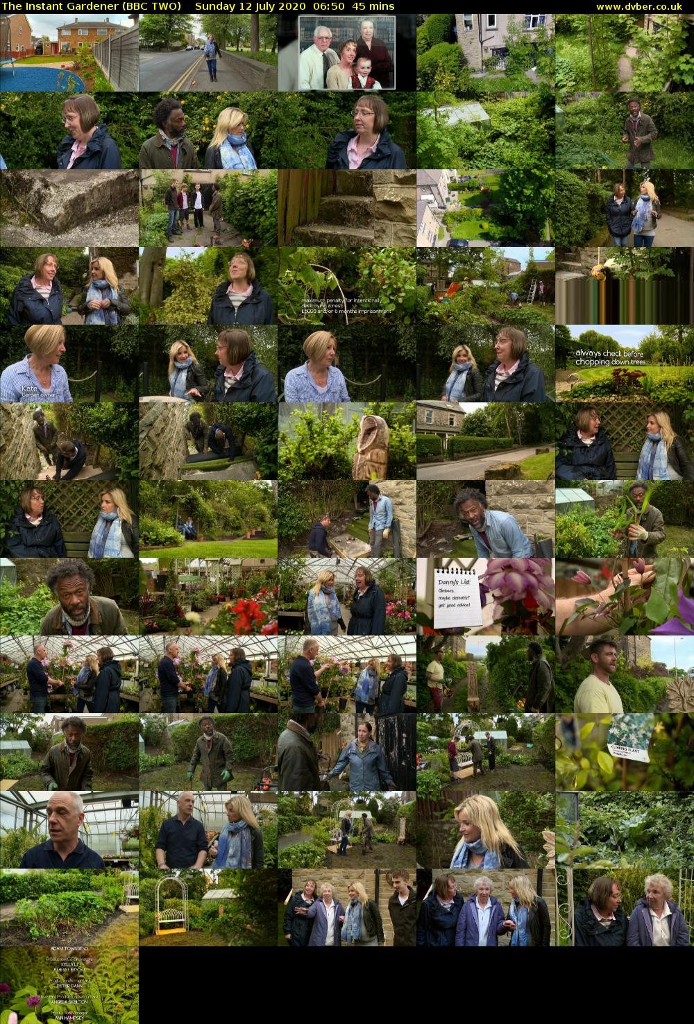 The Instant Gardener (BBC TWO) Sunday 12 July 2020 06:50 - 07:35