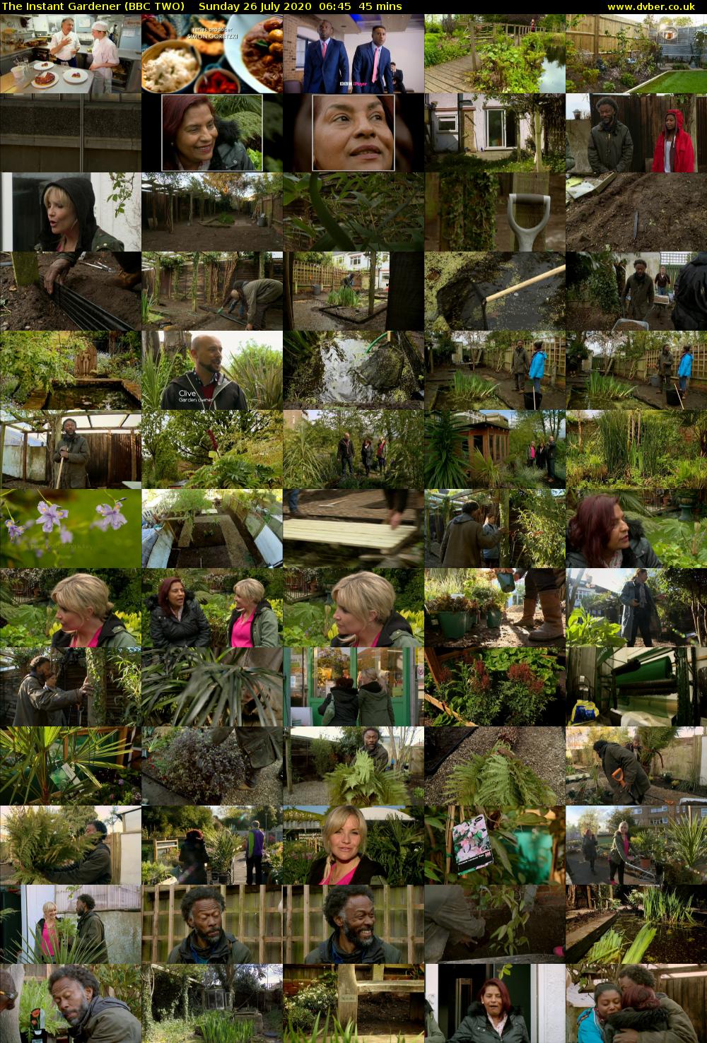 The Instant Gardener (BBC TWO) Sunday 26 July 2020 06:45 - 07:30