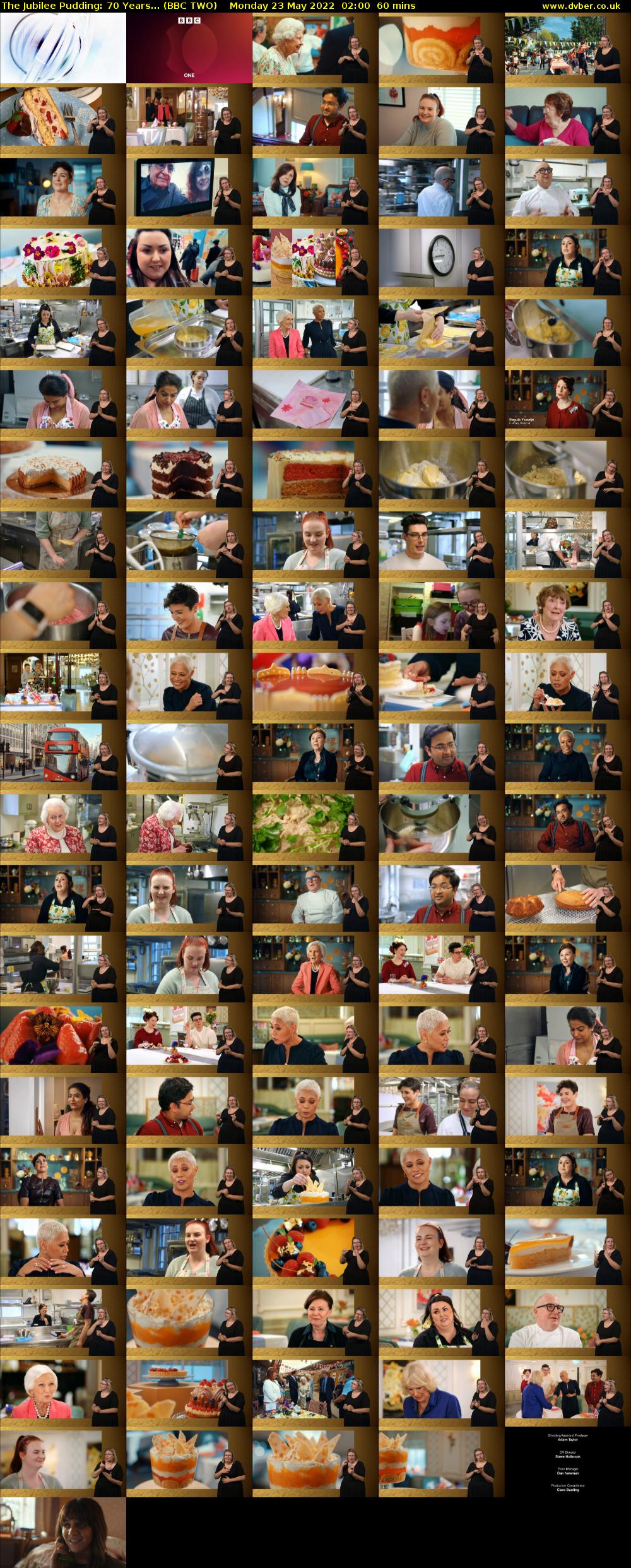 The Jubilee Pudding: 70 Years... (BBC TWO) Monday 23 May 2022 02:00 - 03:00