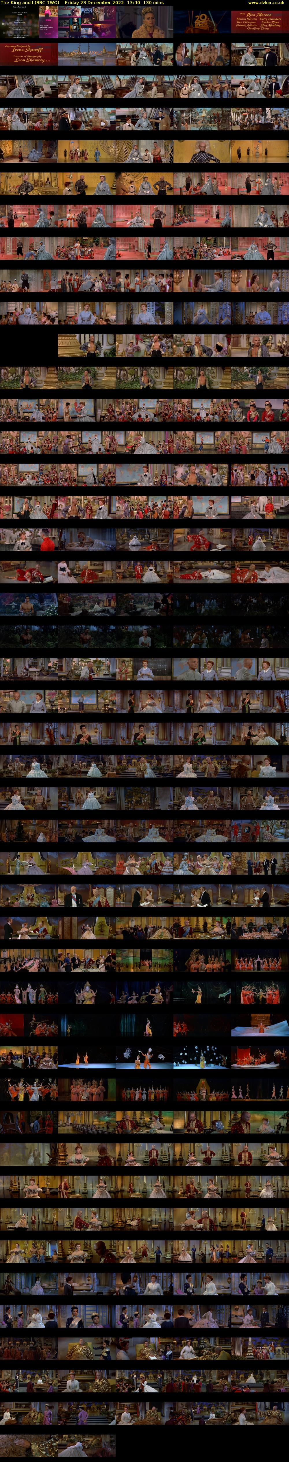 The King and I (BBC TWO) Friday 23 December 2022 13:40 - 15:50