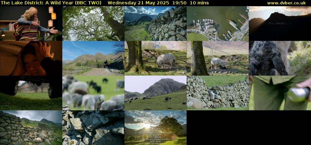 The Lake District: A Wild Year (BBC TWO) Wednesday 21 May 2025 19:50 - 20:00