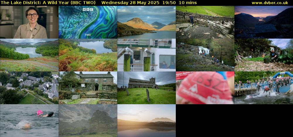 The Lake District: A Wild Year (BBC TWO) Wednesday 28 May 2025 19:50 - 20:00
