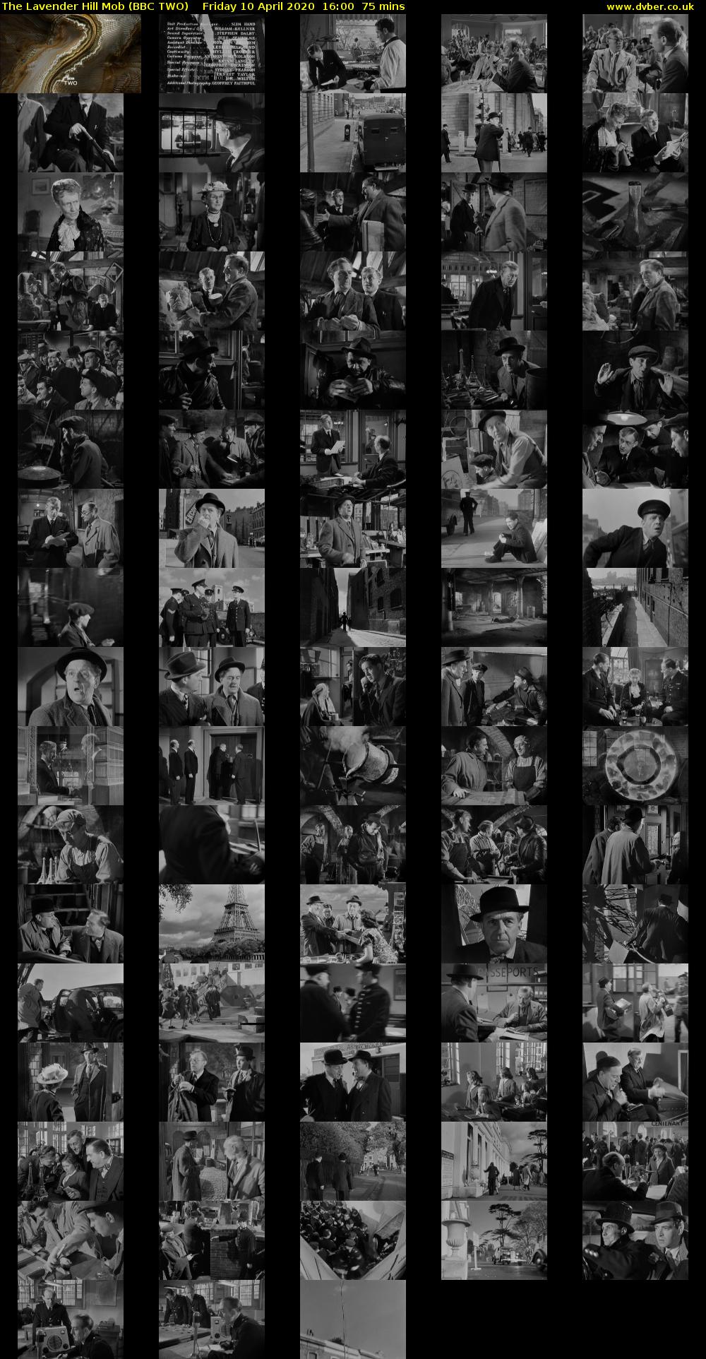 The Lavender Hill Mob (BBC TWO) Friday 10 April 2020 16:00 - 17:15