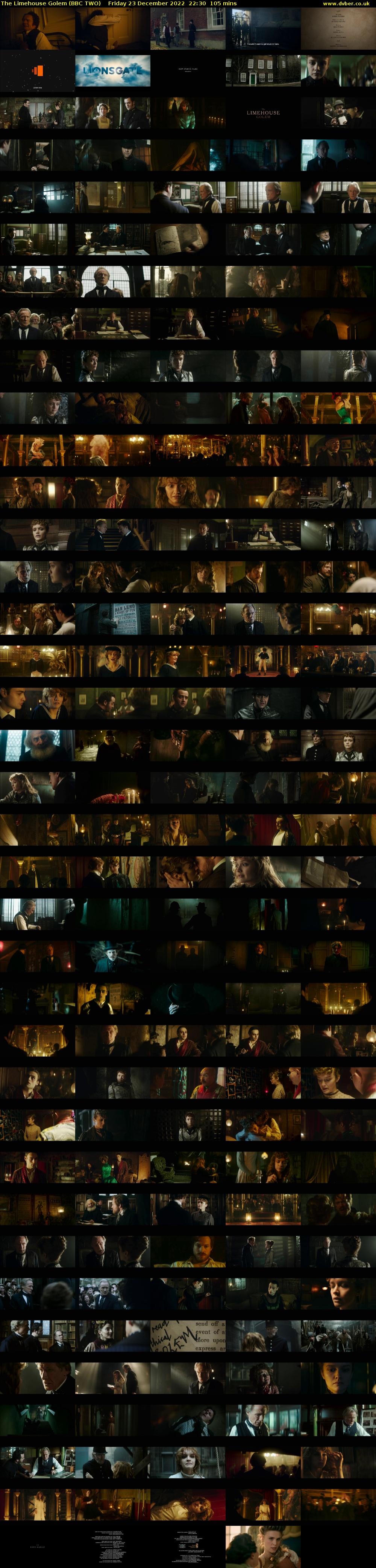 The Limehouse Golem (BBC TWO) Friday 23 December 2022 22:30 - 00:15