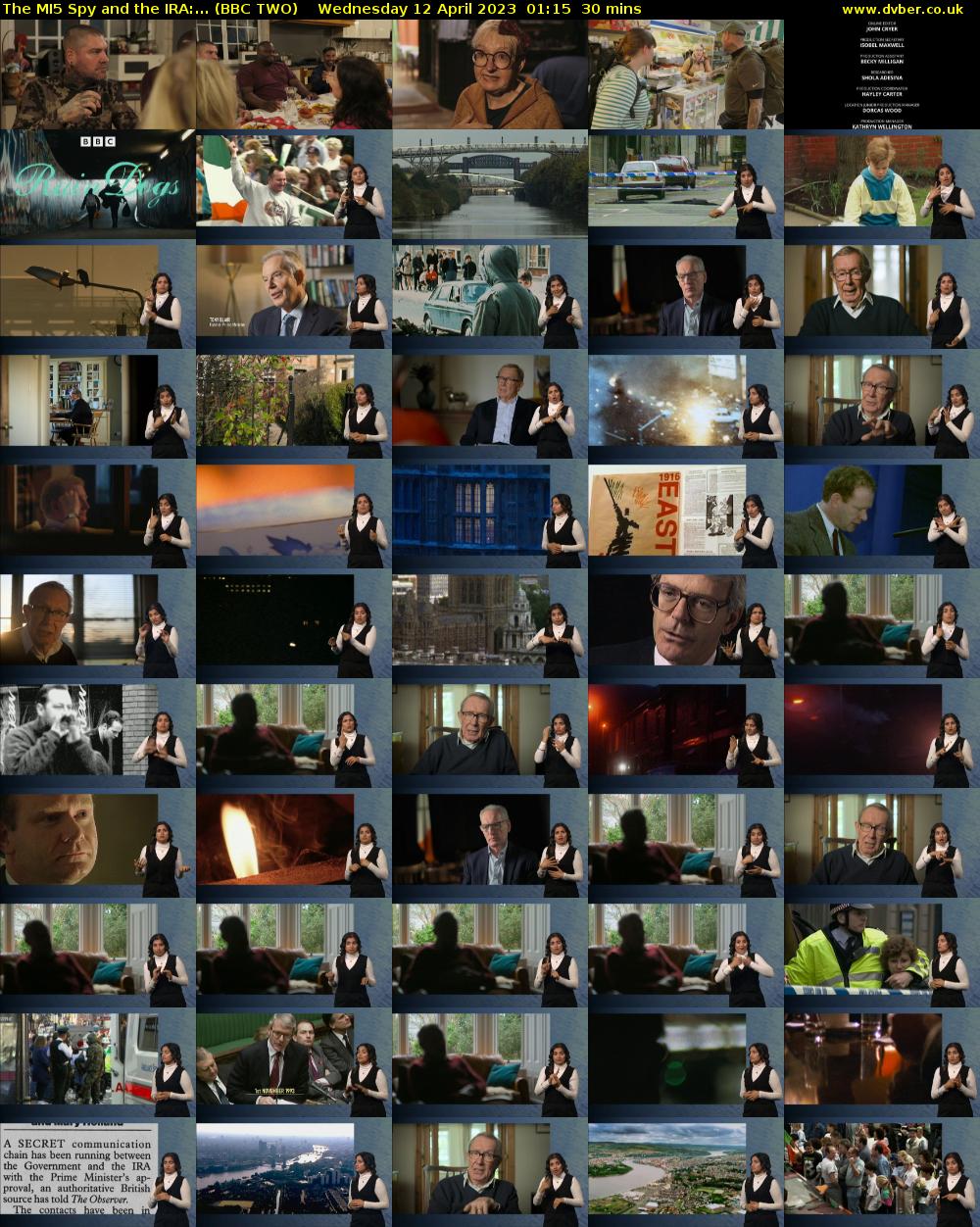 The MI5 Spy and the IRA:... (BBC TWO) Wednesday 12 April 2023 01:15 - 01:45