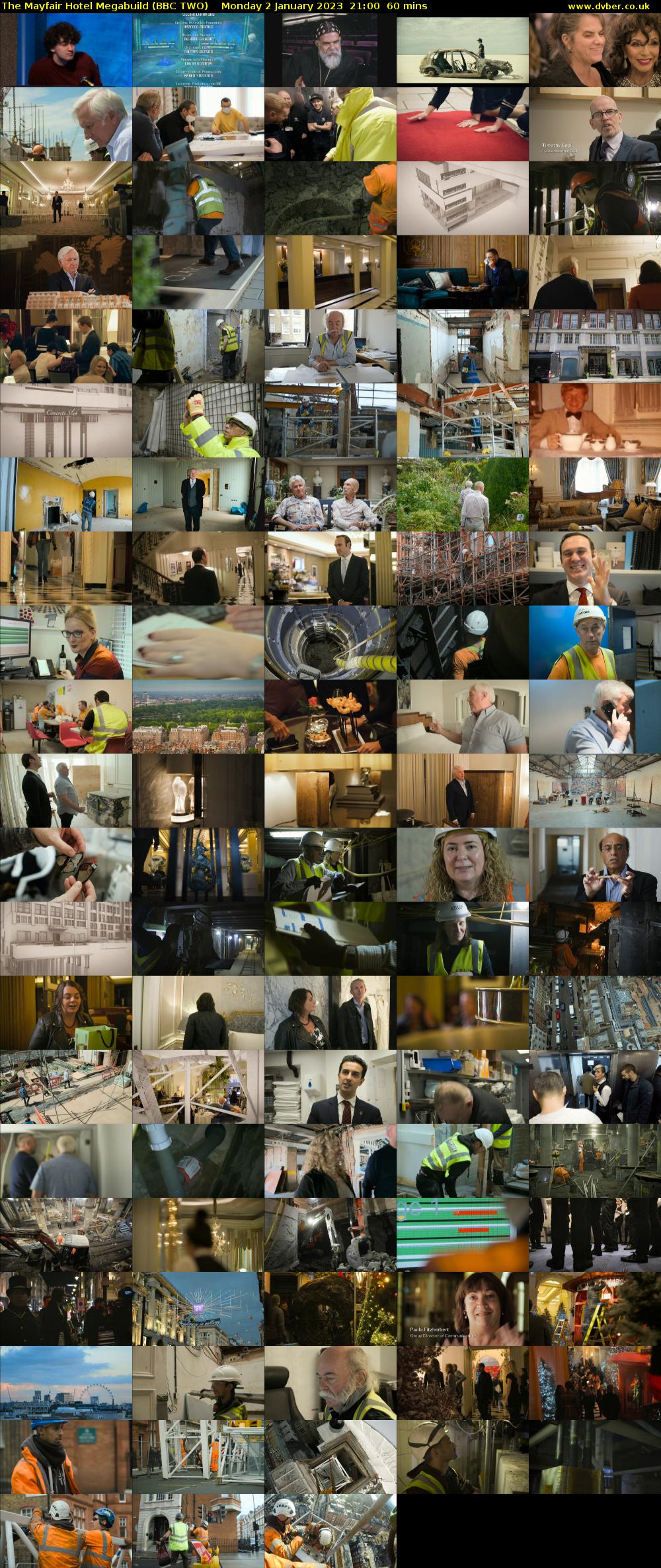 The Mayfair Hotel Megabuild (BBC TWO) Monday 2 January 2023 21:00 - 22:00