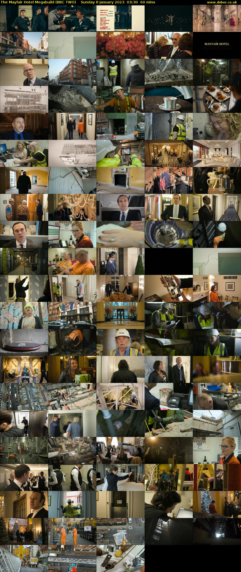 The Mayfair Hotel Megabuild (BBC TWO) Sunday 8 January 2023 03:30 - 04:30