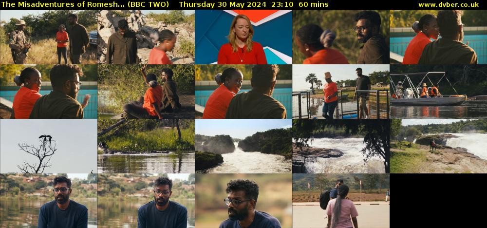 The Misadventures of Romesh... (BBC TWO) Thursday 30 May 2024 23:10 - 00:10
