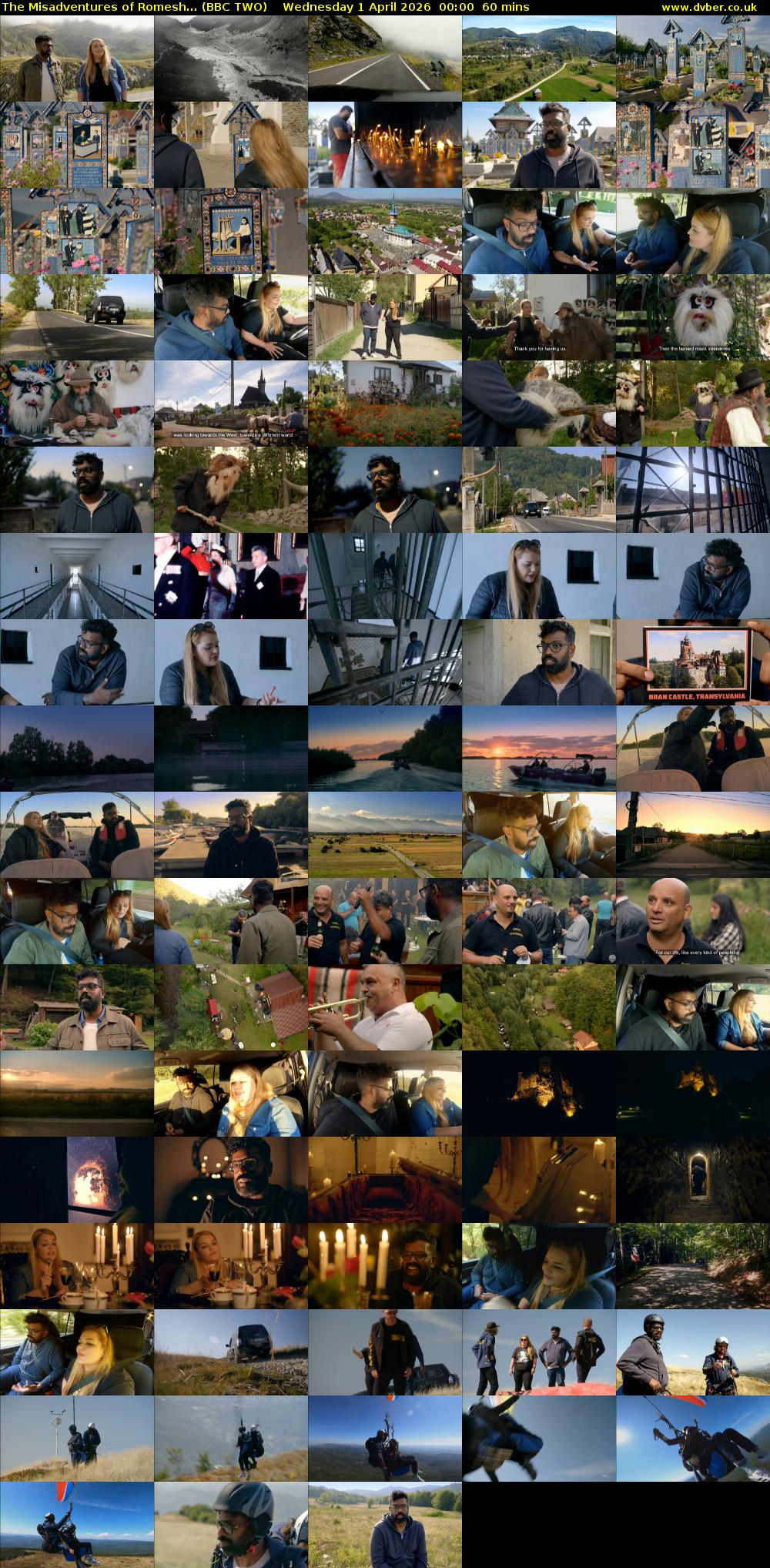 The Misadventures of Romesh... (BBC TWO) Wednesday 1 April 2026 00:00 - 01:00