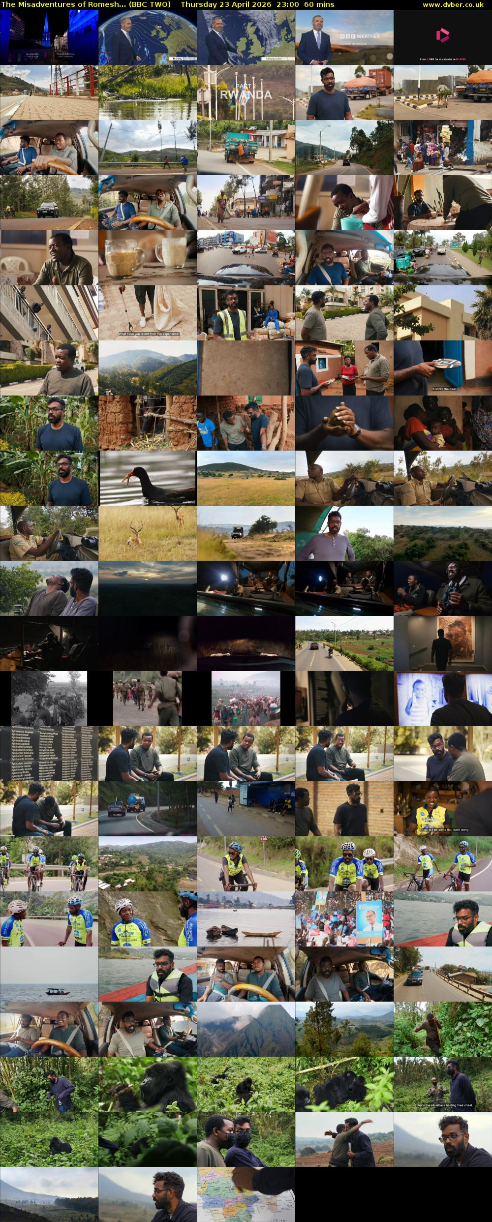 The Misadventures of Romesh... (BBC TWO) Thursday 23 April 2026 23:00 - 00:00