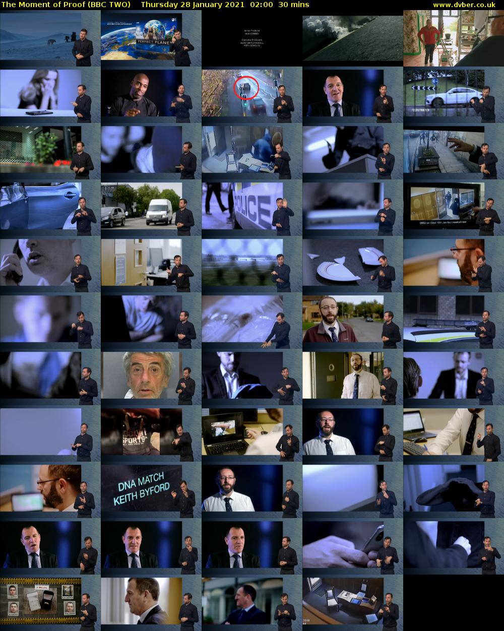 The Moment of Proof (BBC TWO) Thursday 28 January 2021 02:00 - 02:30