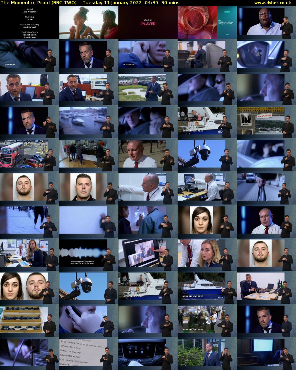 The Moment of Proof (BBC TWO) Tuesday 11 January 2022 04:35 - 05:05