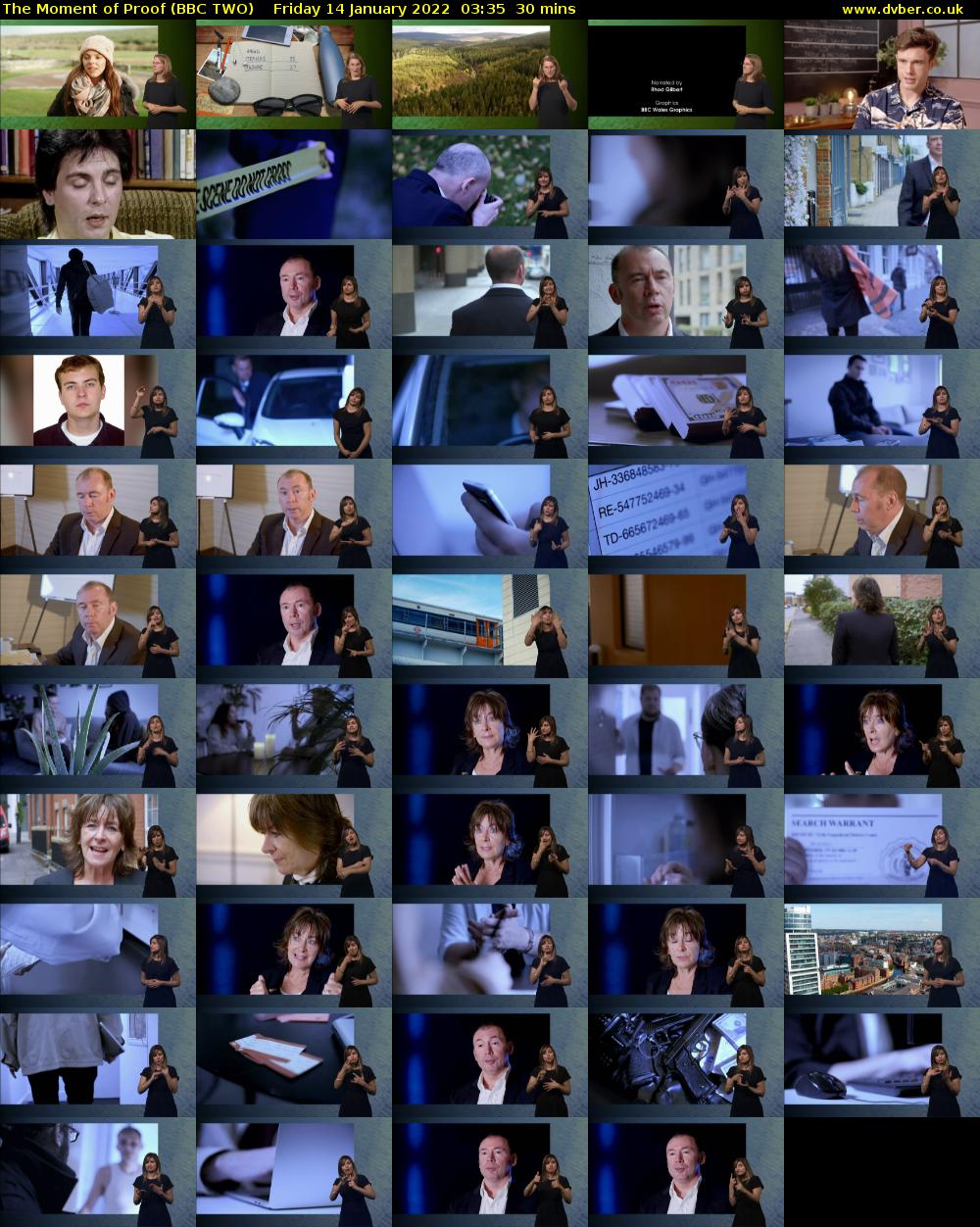 The Moment of Proof (BBC TWO) Friday 14 January 2022 03:35 - 04:05
