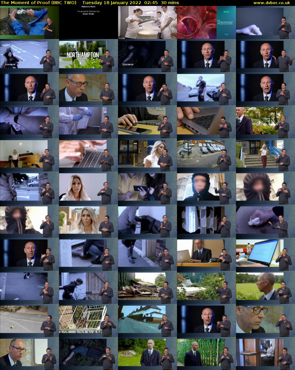 The Moment of Proof (BBC TWO) Tuesday 18 January 2022 02:45 - 03:15