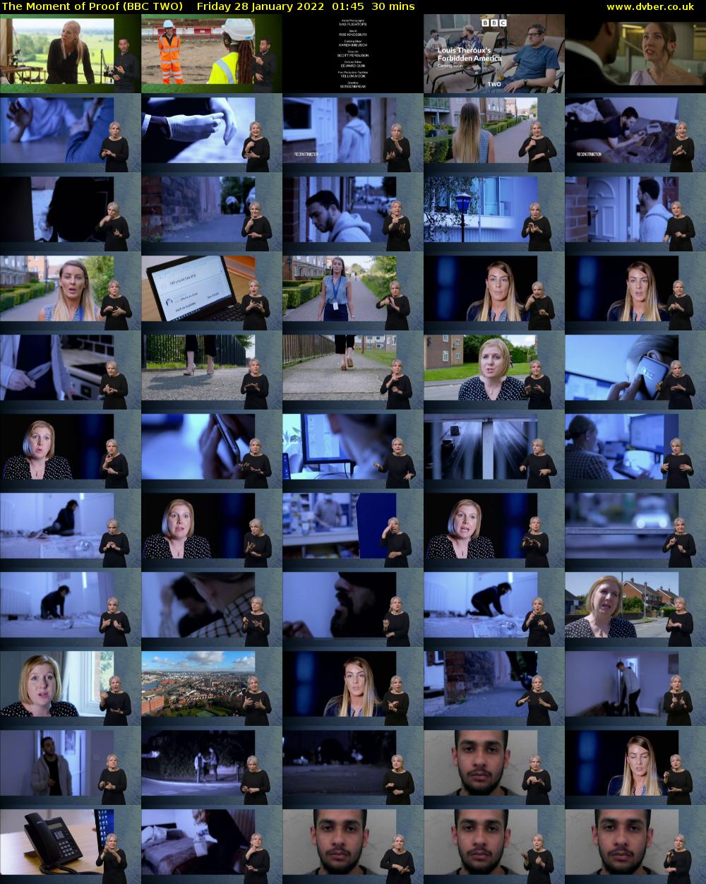 The Moment of Proof (BBC TWO) Friday 28 January 2022 01:45 - 02:15