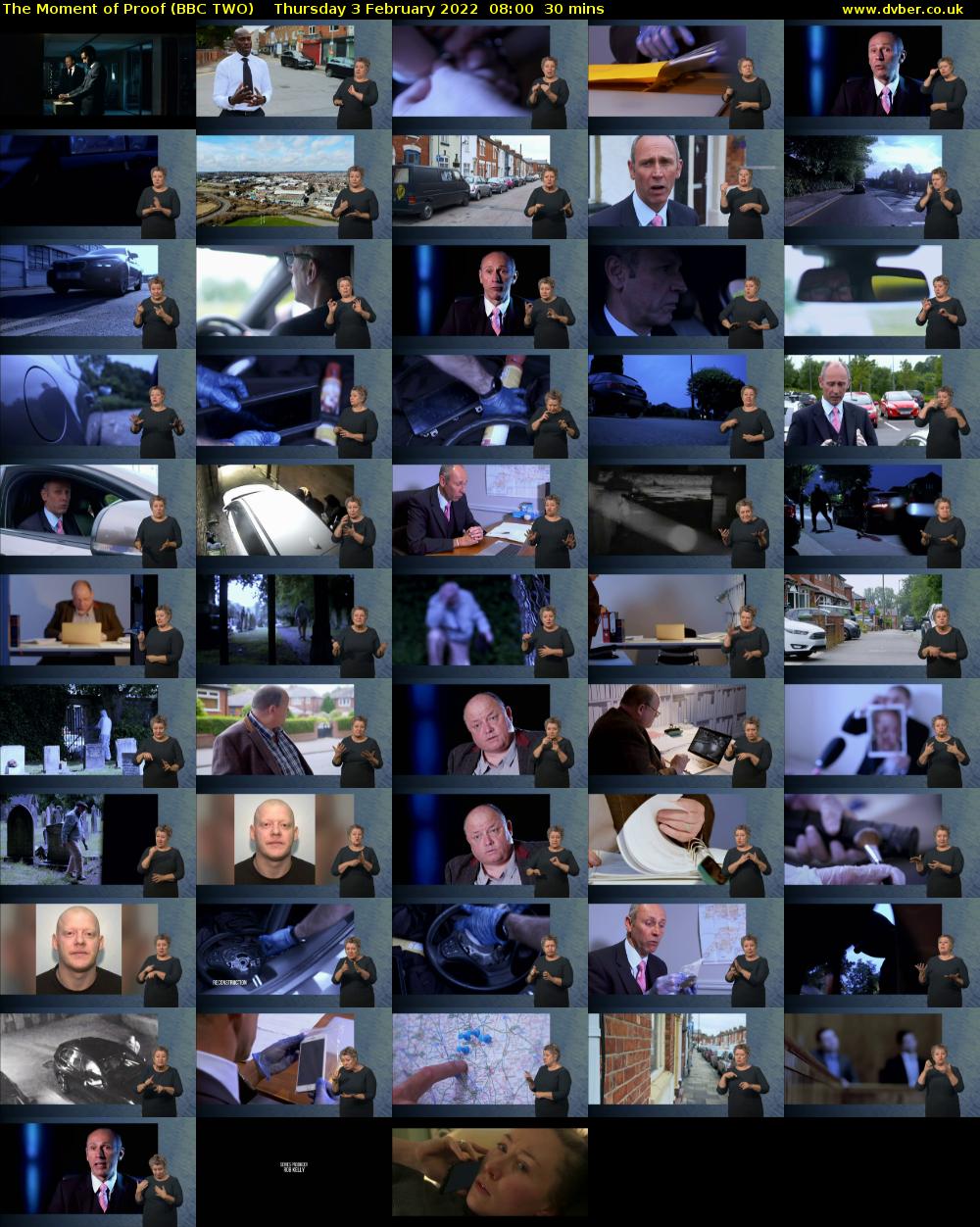 The Moment of Proof (BBC TWO) Thursday 3 February 2022 08:00 - 08:30