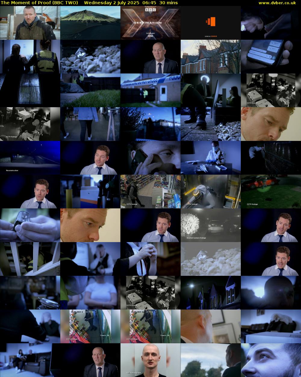 The Moment of Proof (BBC TWO) Wednesday 2 July 2025 06:45 - 07:15