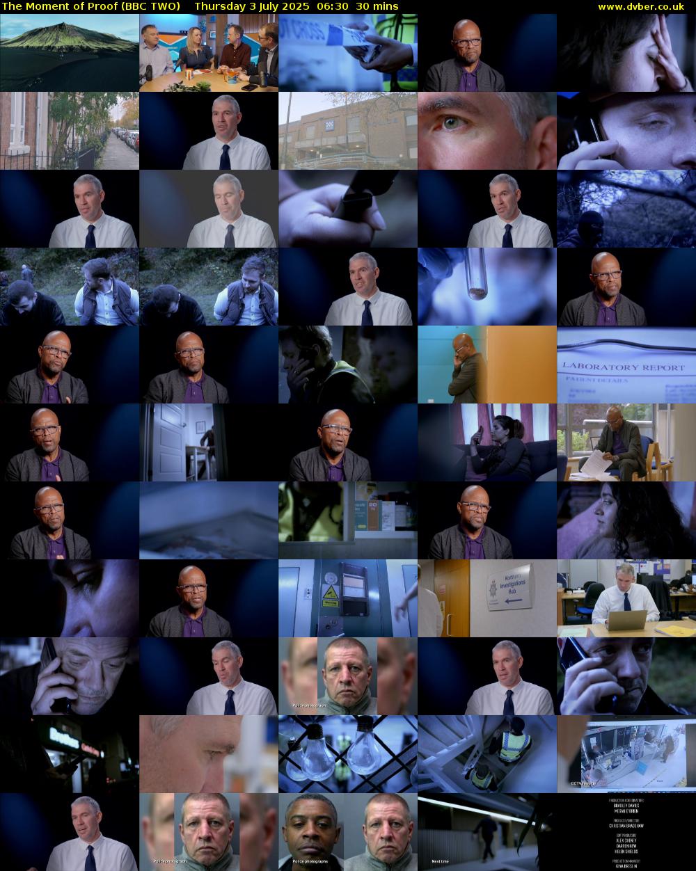 The Moment of Proof (BBC TWO) Thursday 3 July 2025 06:30 - 07:00