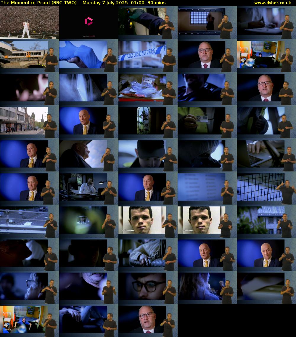 The Moment of Proof (BBC TWO) Monday 7 July 2025 01:00 - 01:30