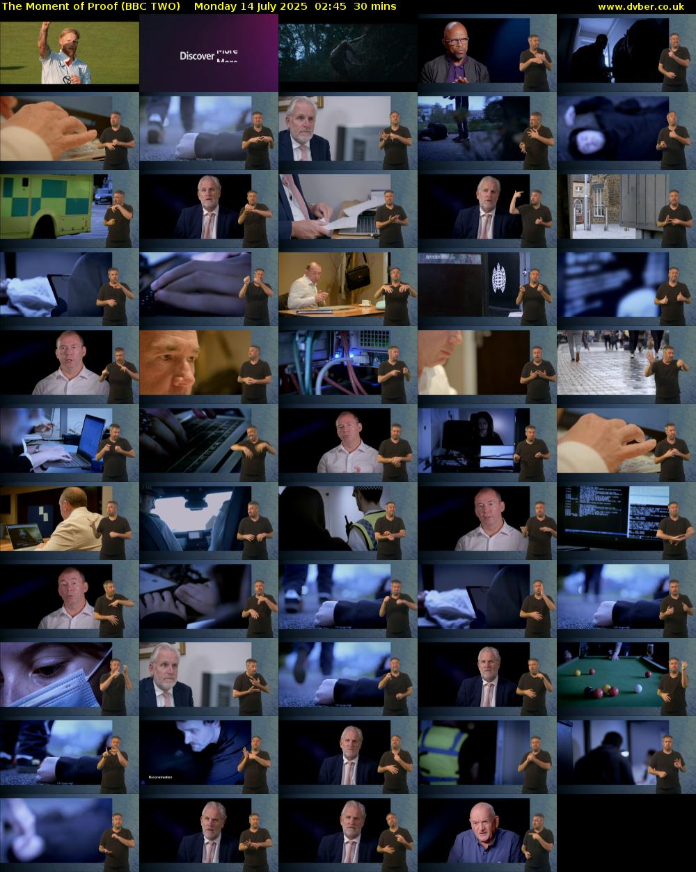 The Moment of Proof (BBC TWO) Monday 14 July 2025 02:45 - 03:15