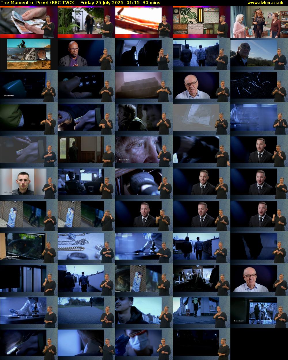 The Moment of Proof (BBC TWO) Friday 25 July 2025 01:15 - 01:45