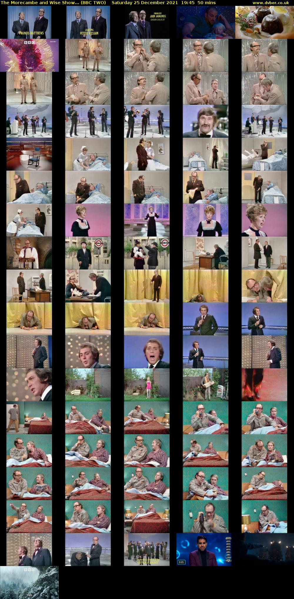 The Morecambe and Wise Show... (BBC TWO) Saturday 25 December 2021 19:45 - 20:35