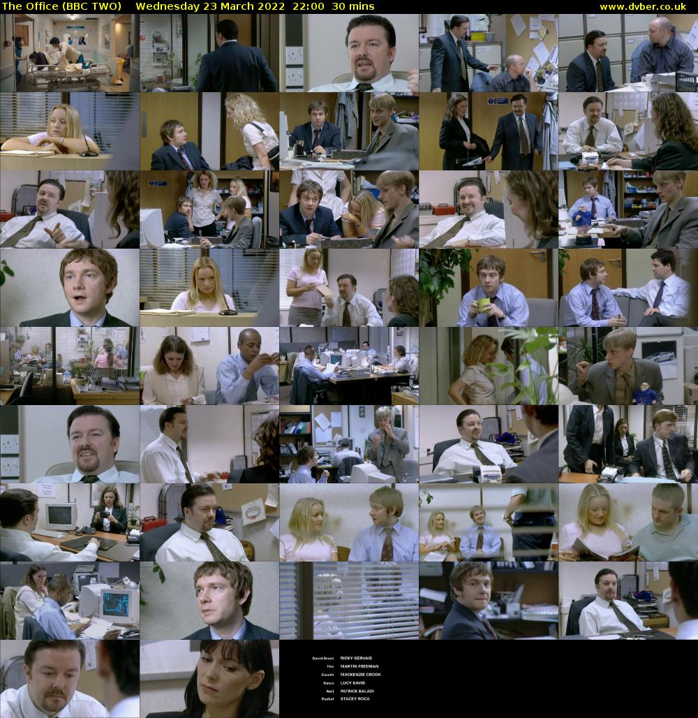 The Office (BBC TWO) Wednesday 23 March 2022 22:00 - 22:30