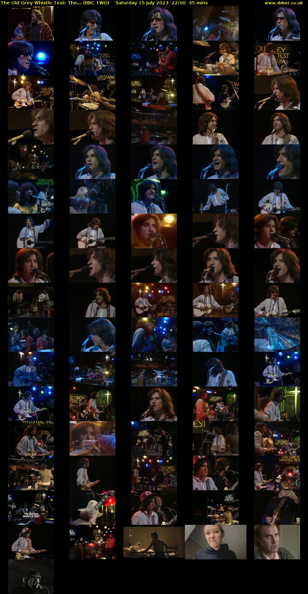 The Old Grey Whistle Test: The... (BBC TWO) Saturday 15 July 2023 22:00 - 22:45