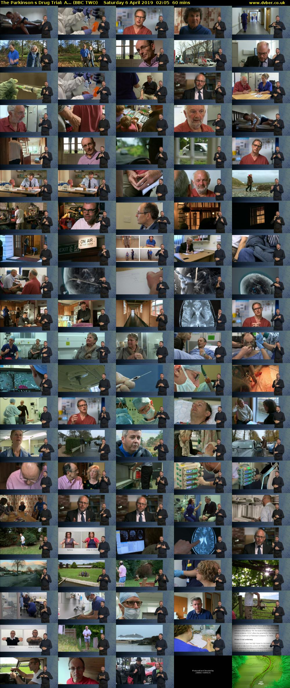 The Parkinsons Drug Trial: A... (BBC TWO) Saturday 6 April 2019 02:05 - 03:05