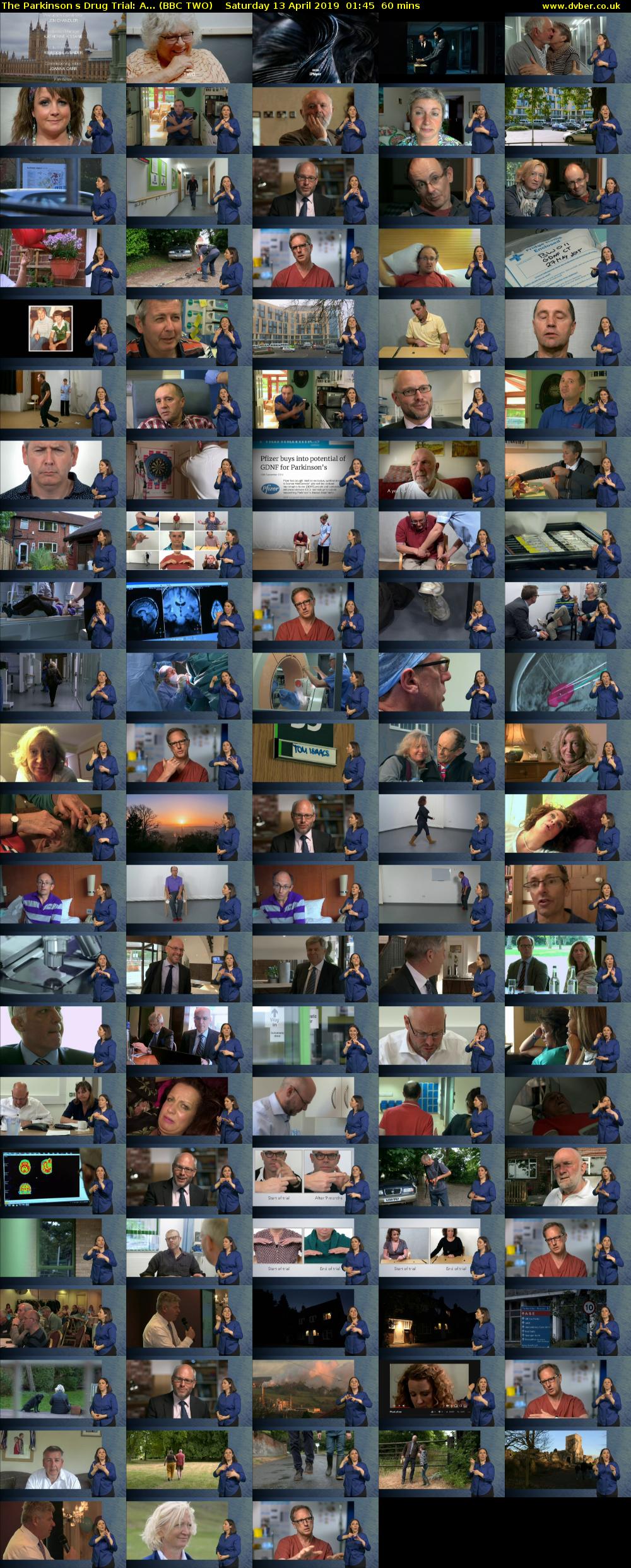 The Parkinsons Drug Trial: A... (BBC TWO) Saturday 13 April 2019 01:45 - 02:45