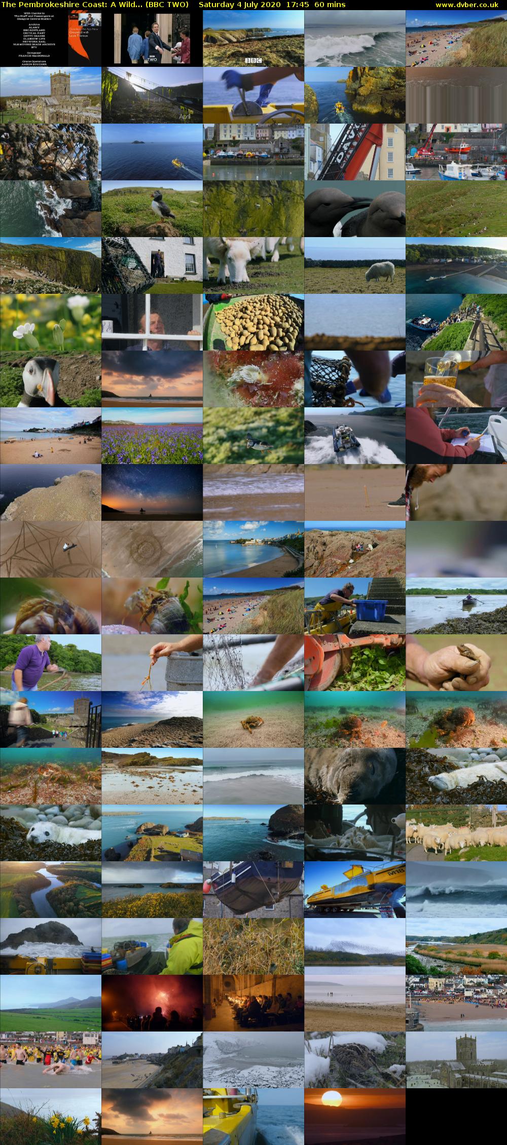 The Pembrokeshire Coast: A Wild... (BBC TWO) Saturday 4 July 2020 17:45 - 18:45