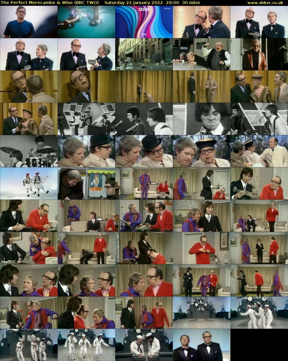 The Perfect Morecambe & Wise (BBC TWO) Saturday 22 January 2022 20:00 - 20:30