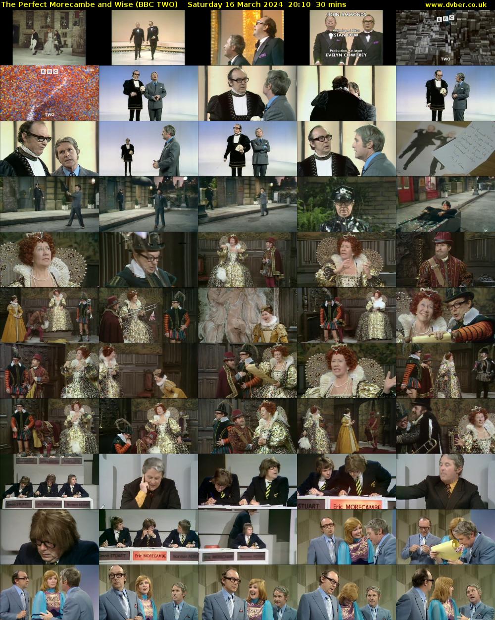 The Perfect Morecambe and Wise (BBC TWO) Saturday 16 March 2024 20:10 - 20:40