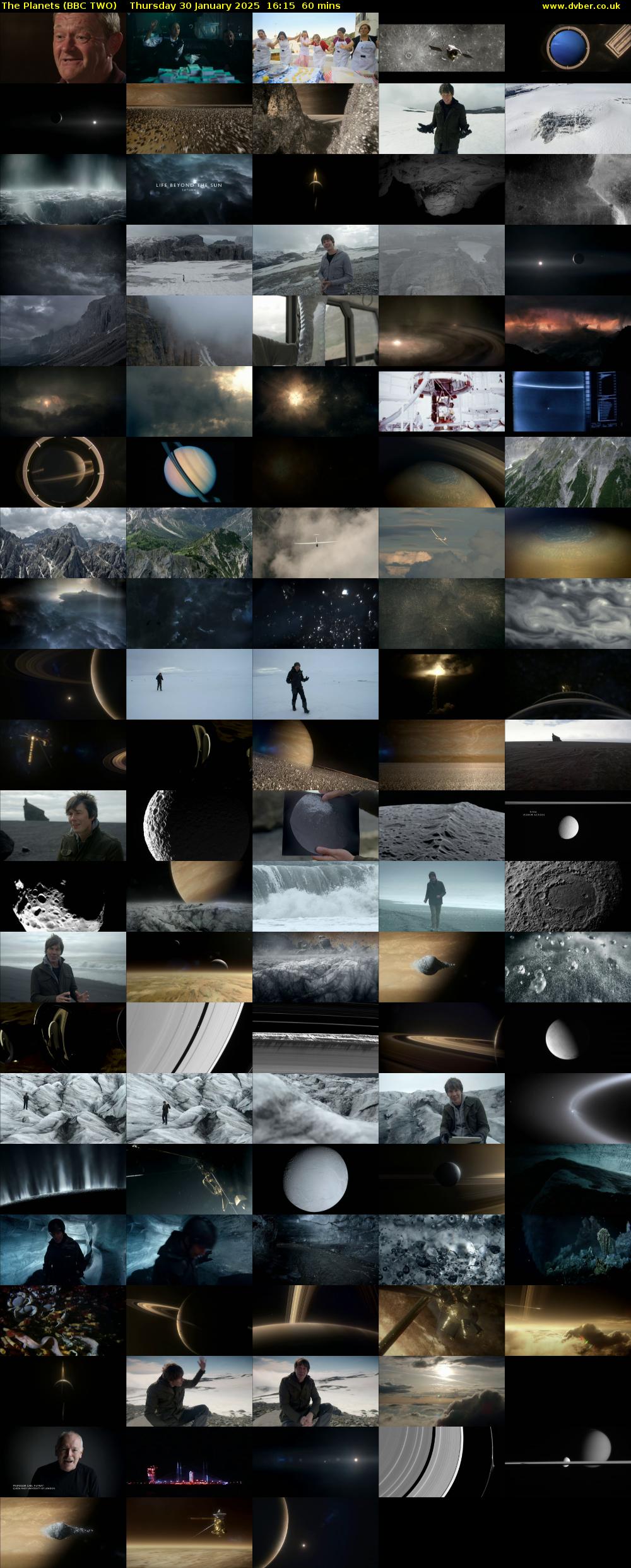 The Planets (BBC TWO) Thursday 30 January 2025 16:15 - 17:15