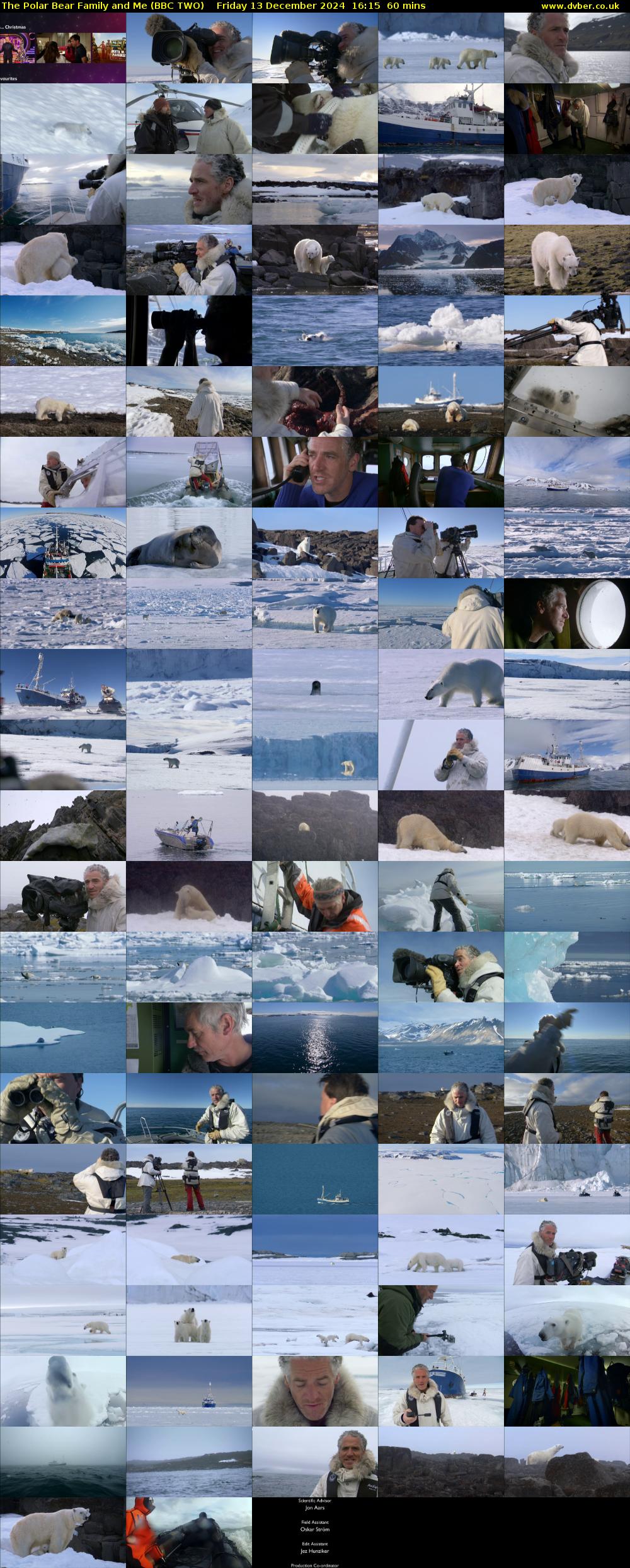 The Polar Bear Family and Me (BBC TWO) Friday 13 December 2024 16:15 - 17:15