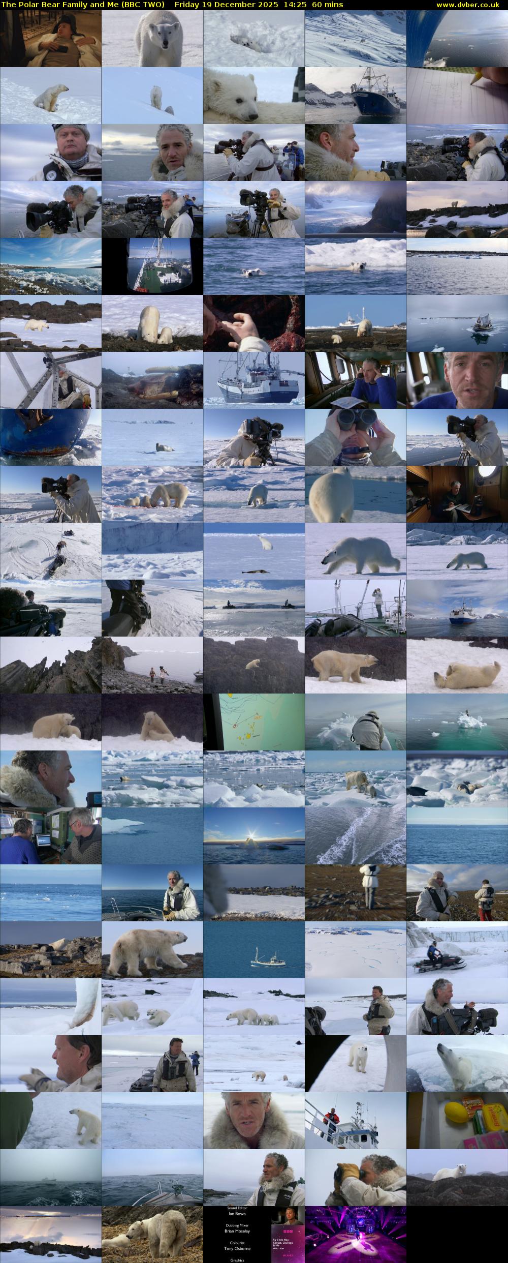 The Polar Bear Family and Me (BBC TWO) Friday 19 December 2025 14:25 - 15:25