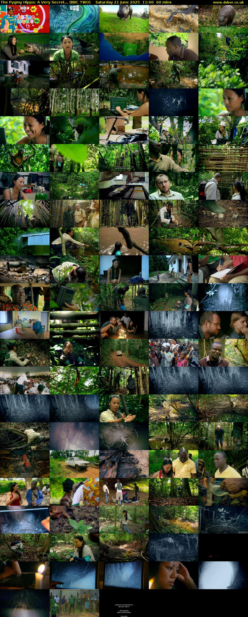 The Pygmy Hippo: A Very Secret... (BBC TWO) Saturday 21 June 2025 11:00 - 12:00