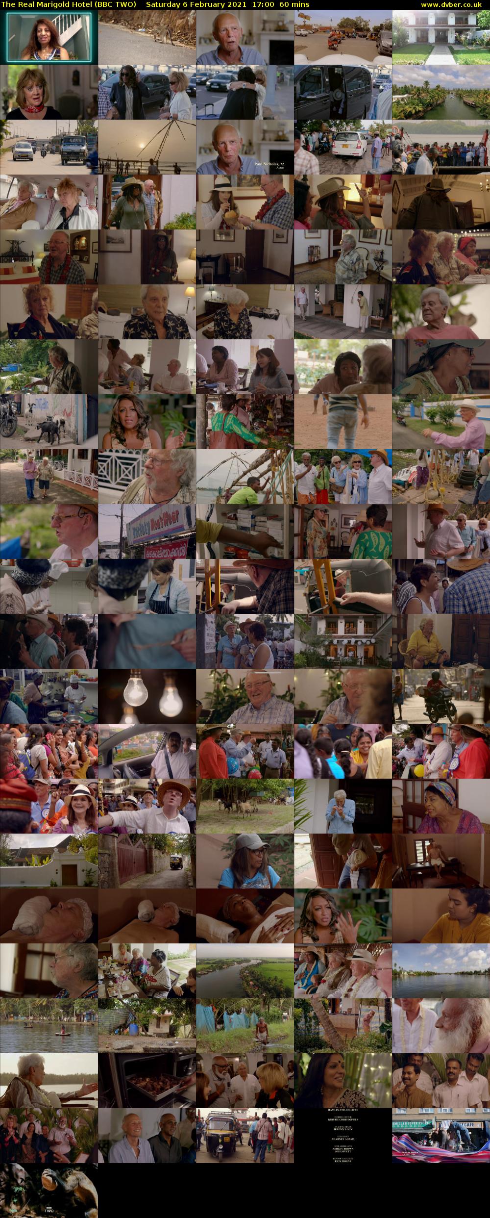The Real Marigold Hotel (BBC TWO) Saturday 6 February 2021 17:00 - 18:00
