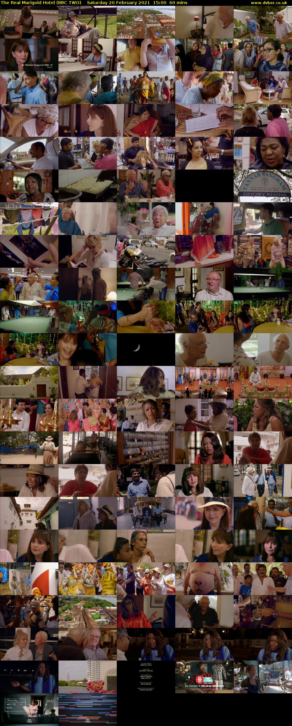 The Real Marigold Hotel (BBC TWO) Saturday 20 February 2021 15:00 - 16:00