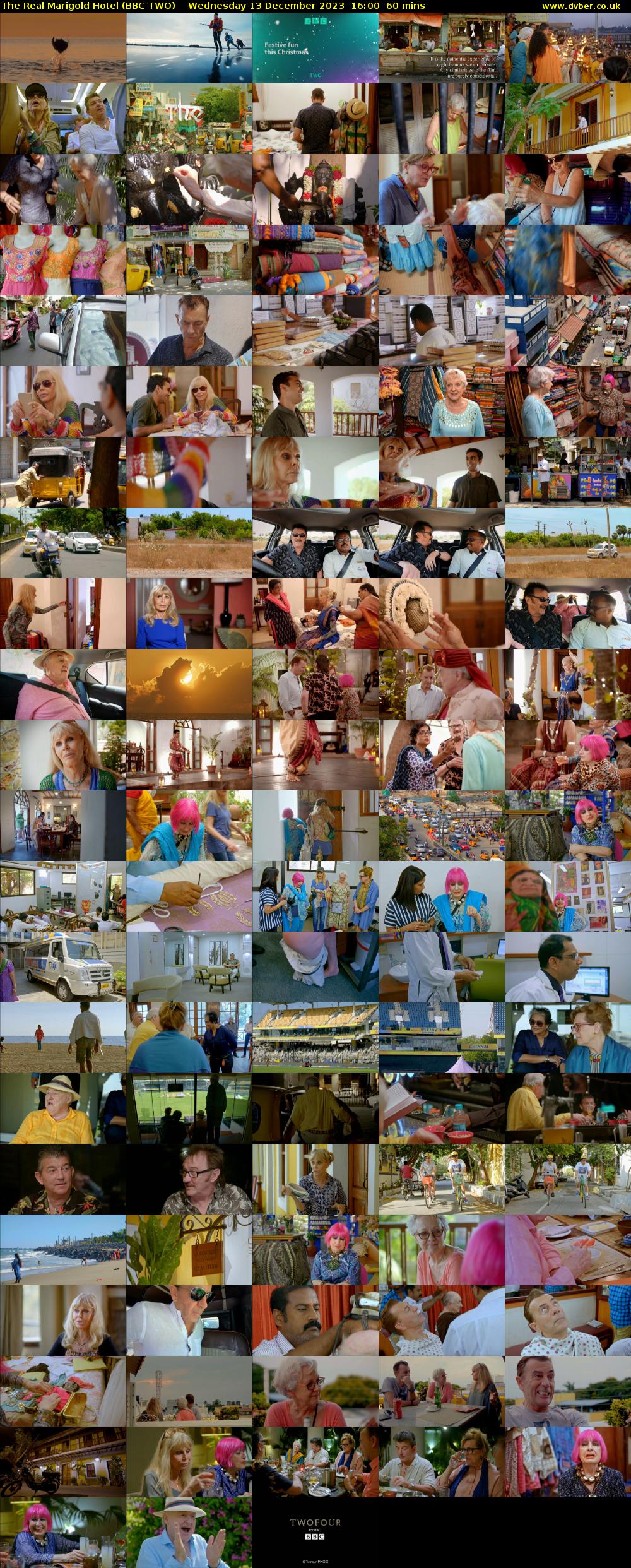 The Real Marigold Hotel (BBC TWO) Wednesday 13 December 2023 16:00 - 17:00