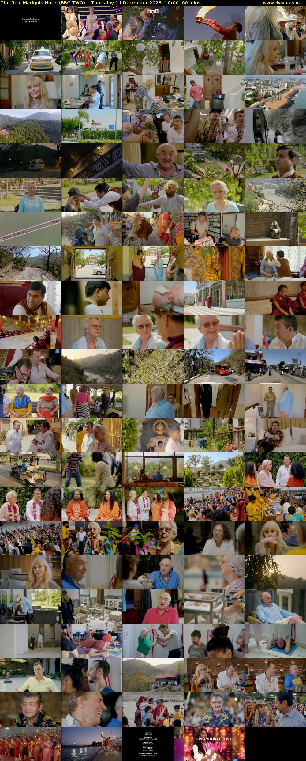 The Real Marigold Hotel (BBC TWO) Thursday 14 December 2023 16:00 - 17:00
