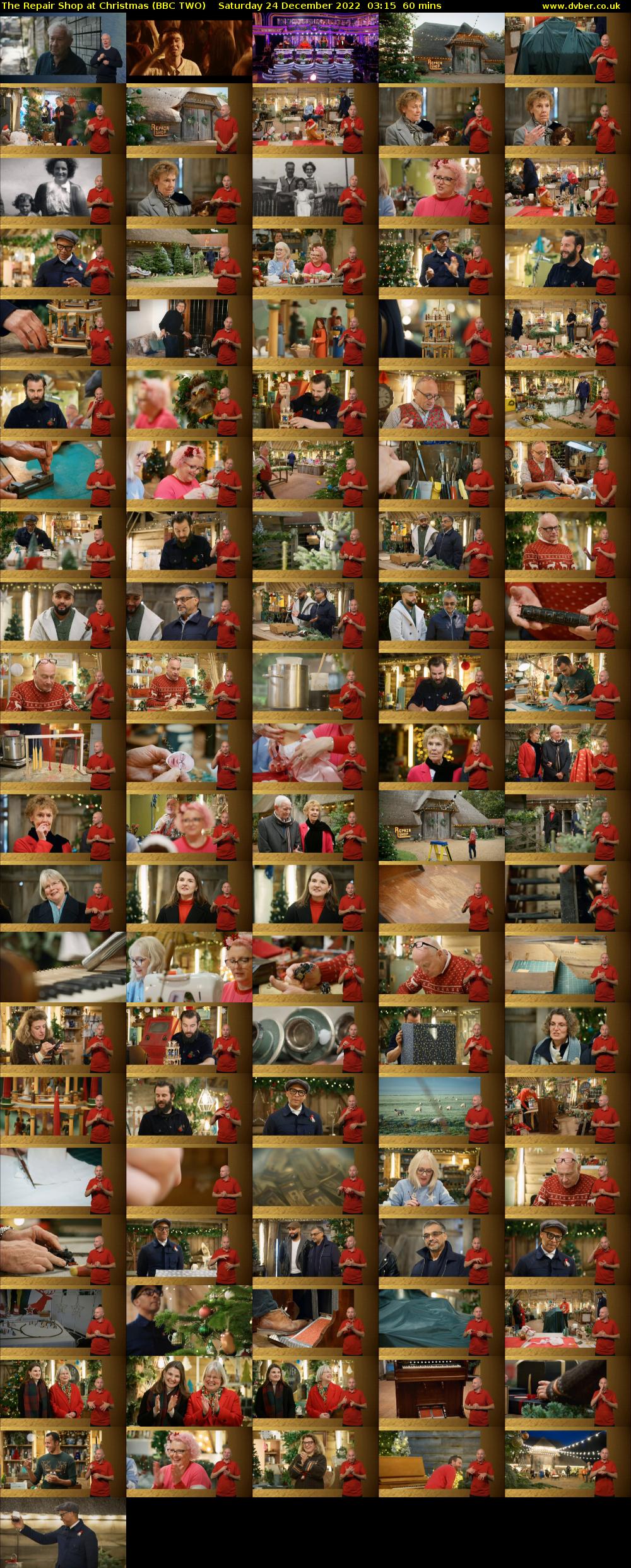 The Repair Shop at Christmas (BBC TWO) Saturday 24 December 2022 03:15 - 04:15