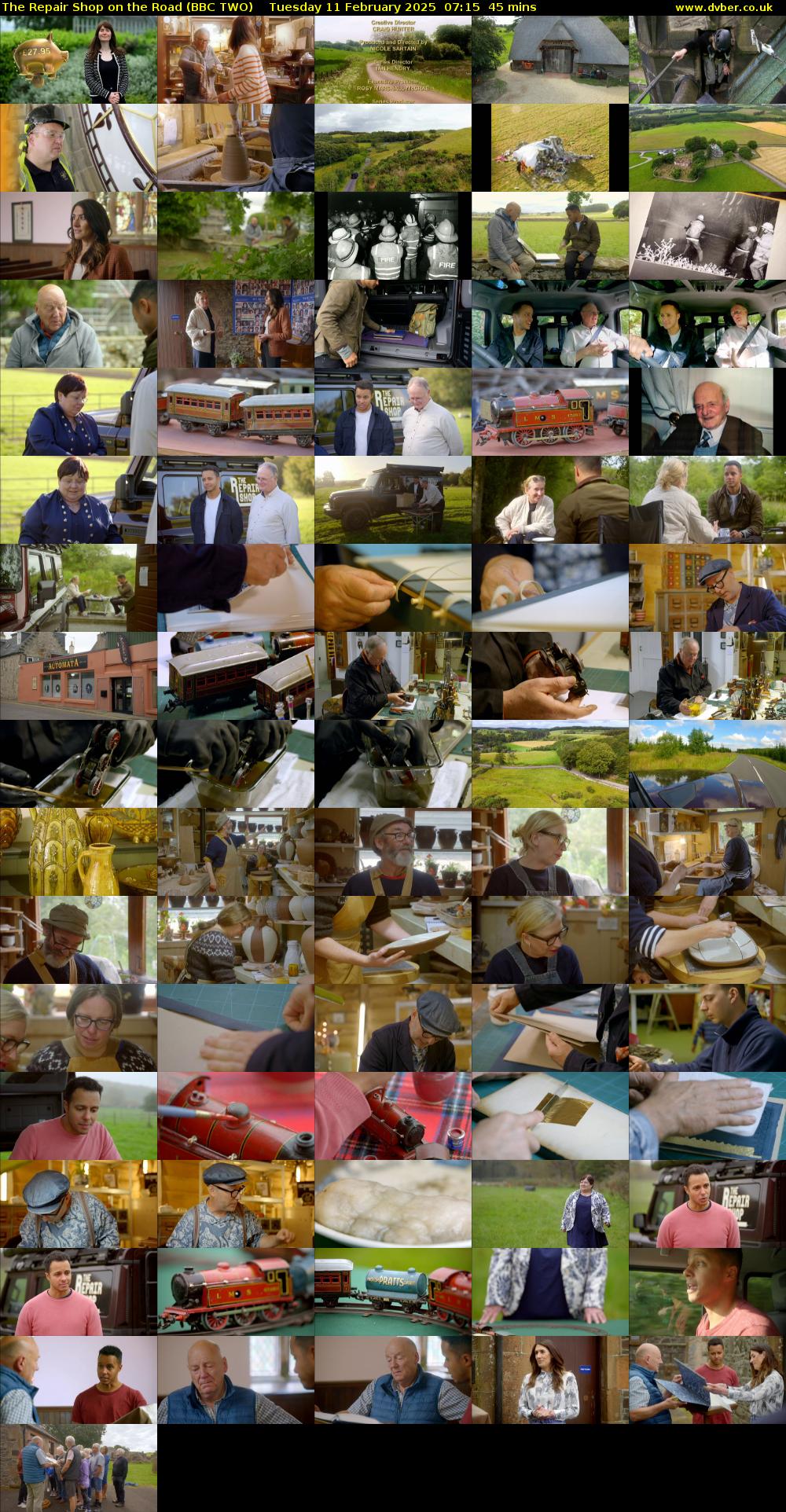 The Repair Shop on the Road (BBC TWO) Tuesday 11 February 2025 07:15 - 08:00
