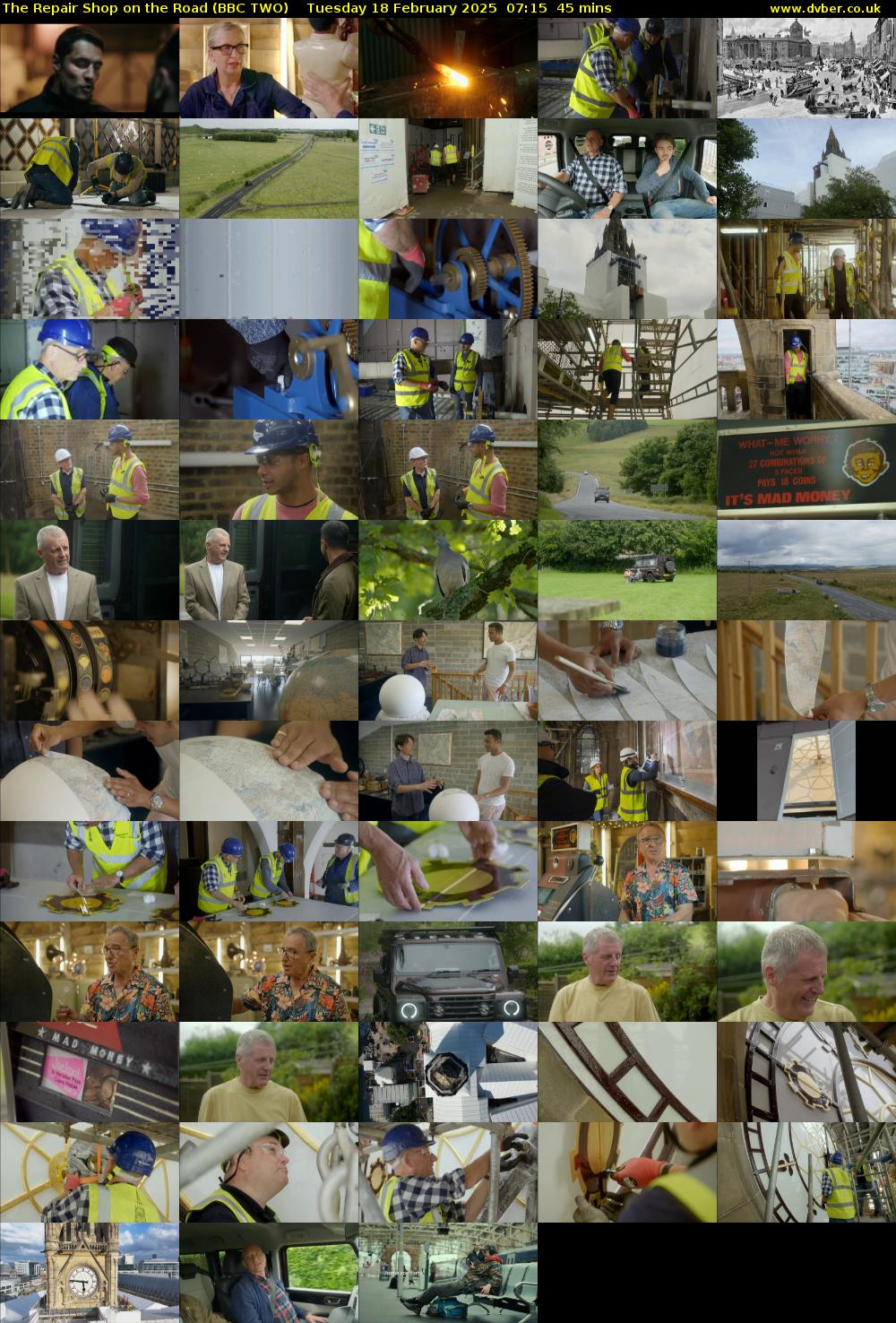 The Repair Shop on the Road (BBC TWO) Tuesday 18 February 2025 07:15 - 08:00