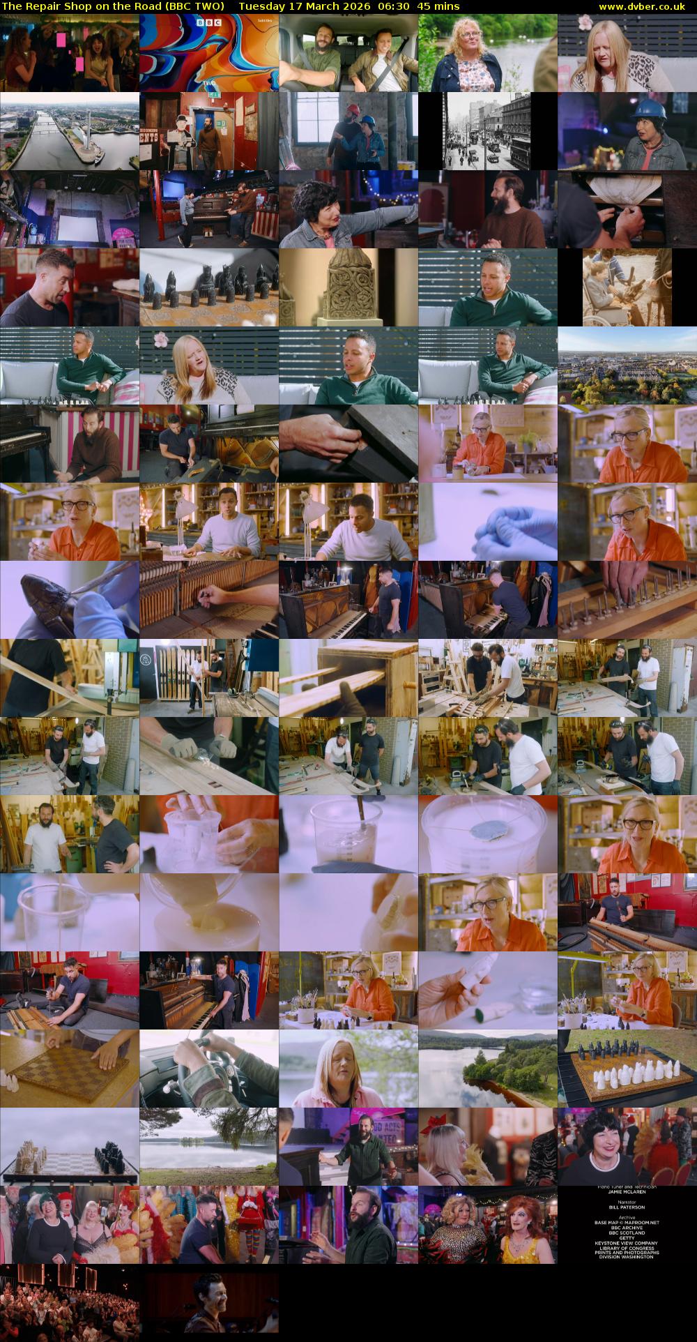 The Repair Shop on the Road (BBC TWO) Tuesday 17 March 2026 06:30 - 07:15