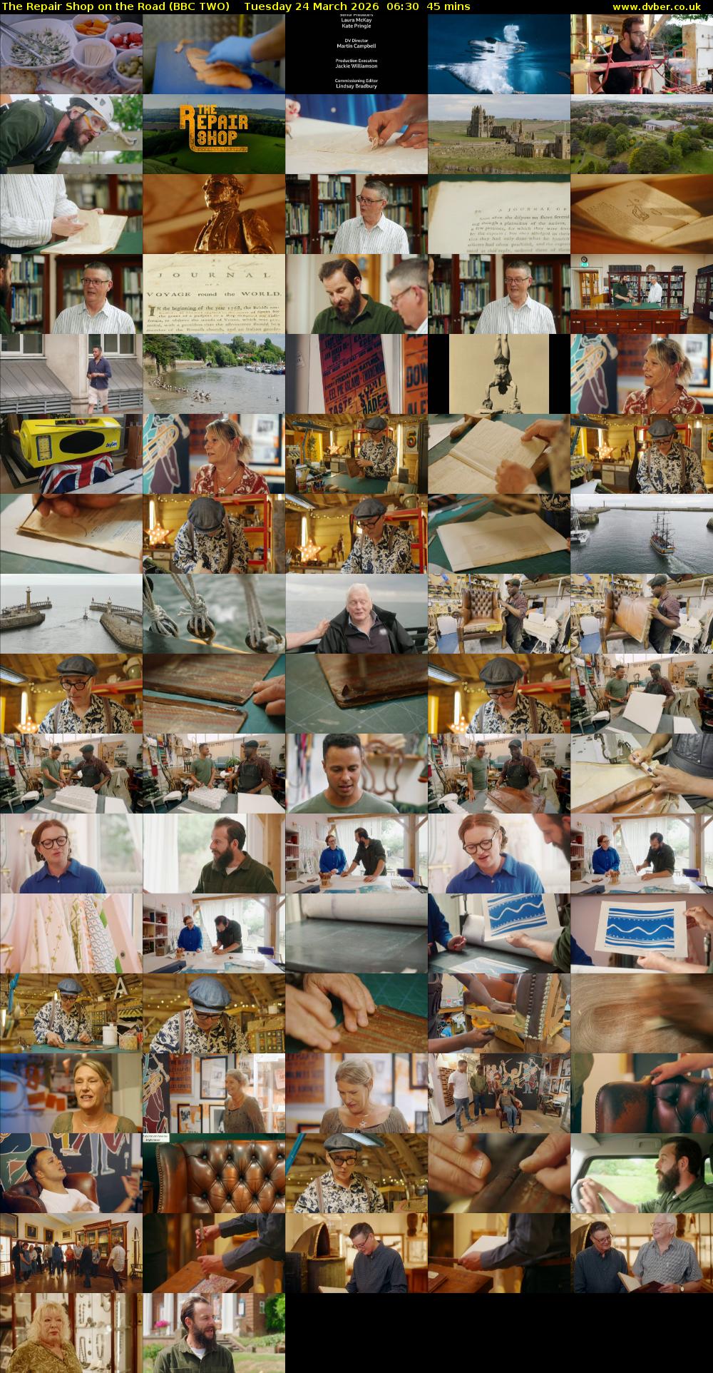 The Repair Shop on the Road (BBC TWO) Tuesday 24 March 2026 06:30 - 07:15