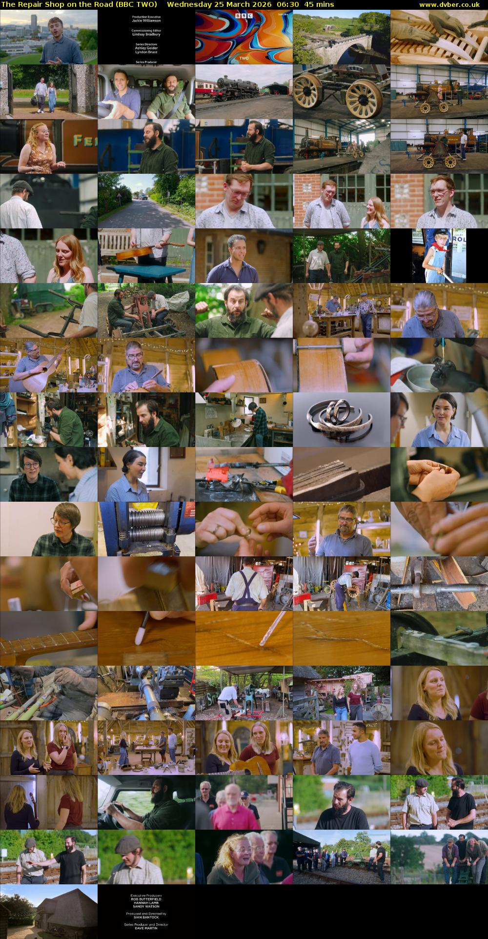 The Repair Shop on the Road (BBC TWO) Wednesday 25 March 2026 06:30 - 07:15